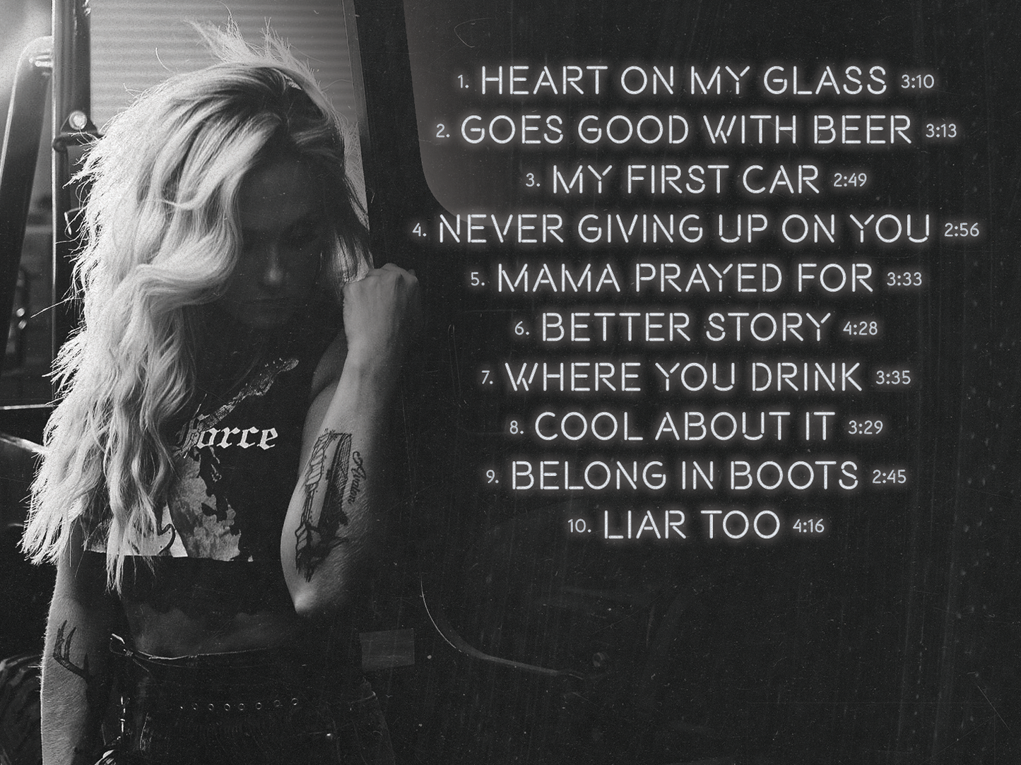 "Heart On My Glass" - CD